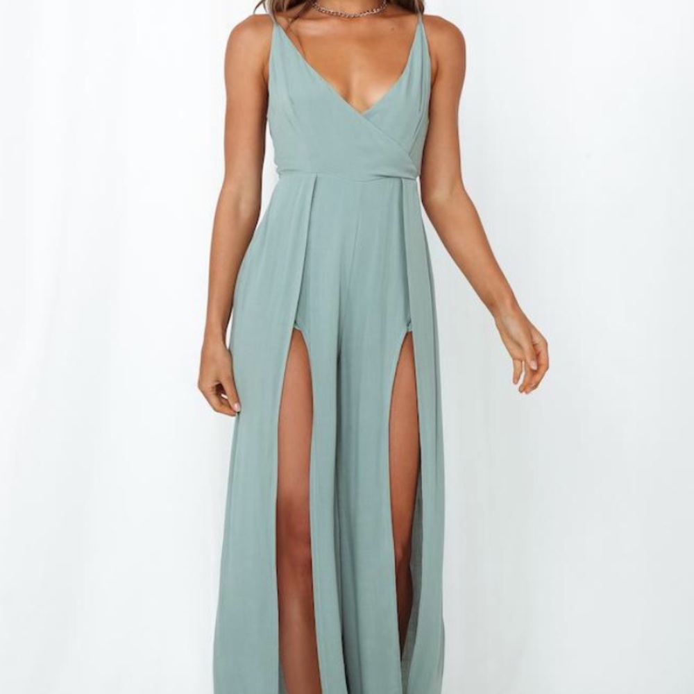 Hello Molly Beautiful Thing Green Jumpsuit